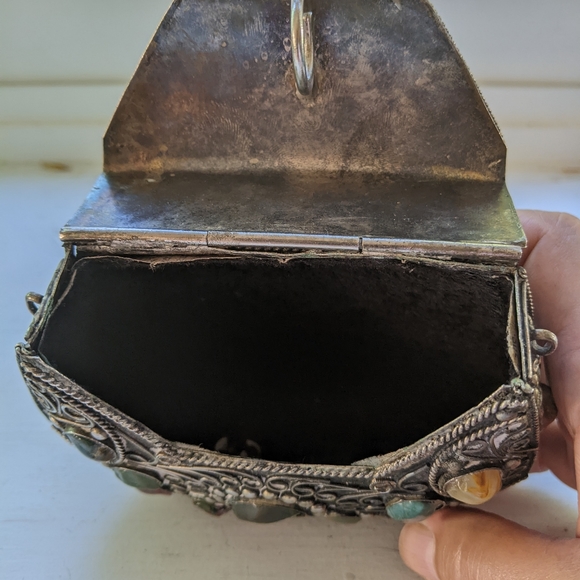 metal and quartz wallet 4" high and 4" wedth - Picture 6 of 6